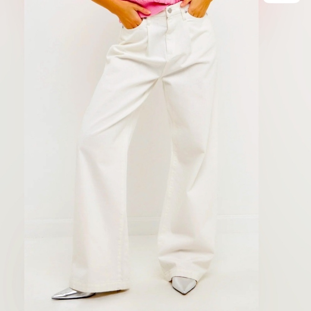 NWT Grey Lab White Wide-Leg Denim: sizes 28 Nordstrom